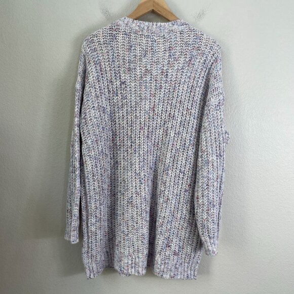 NEW Torrid Womens Plus 2X V Neck Pullover Sweater Multicolor Knit - Picture 15 of 15